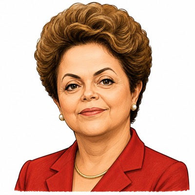 Caricatura de Dilma Rousseff